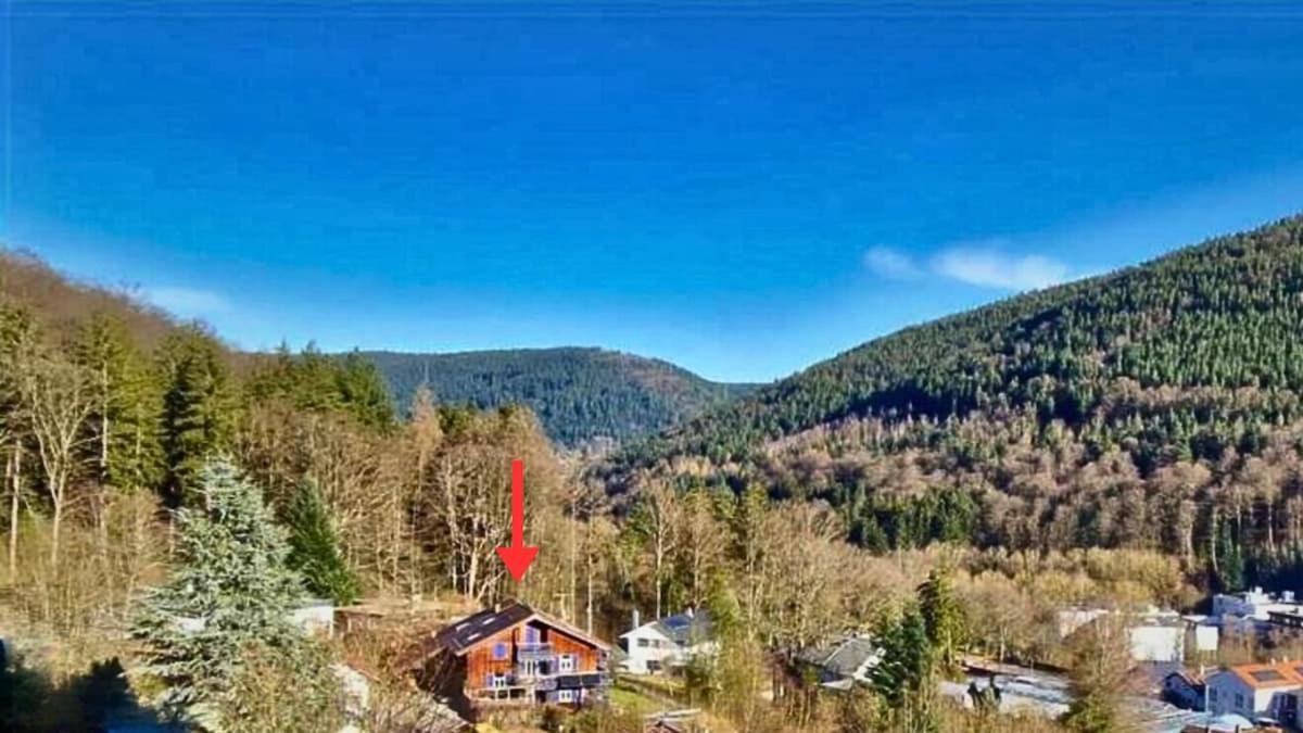 Kuckucksnest - Ferienwohnung Mit Traumblick Im Schwarzwald Бад Вилдбад Екстериор снимка